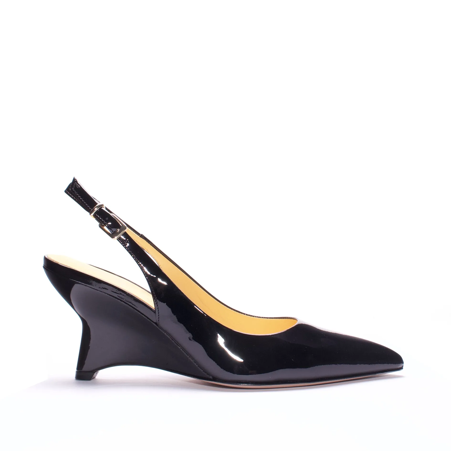 Low Top Adjustable Heel Sandals LINDSAY WEDGE SLING BACK