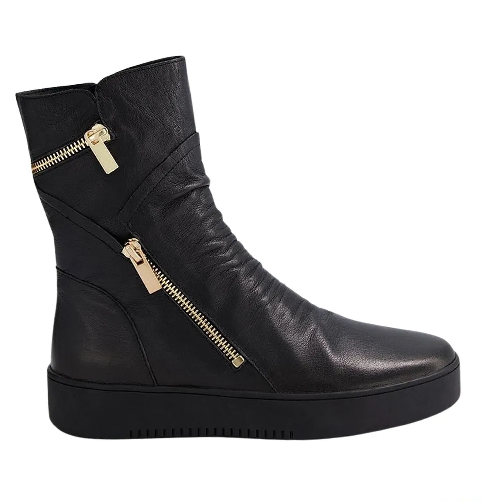 DJANGO & JULIETTE LUMBO BLACK Leather Material