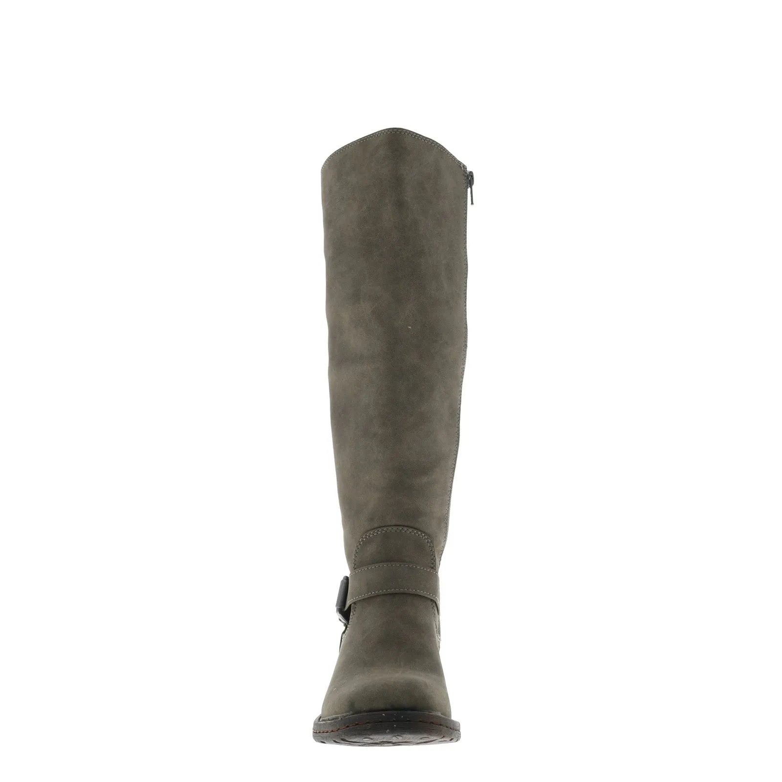 Eurosoft by Sofft Selden ES0007360 Womens Gray Suede Zipper Knee High Boots Adventure Time Breathable Interior