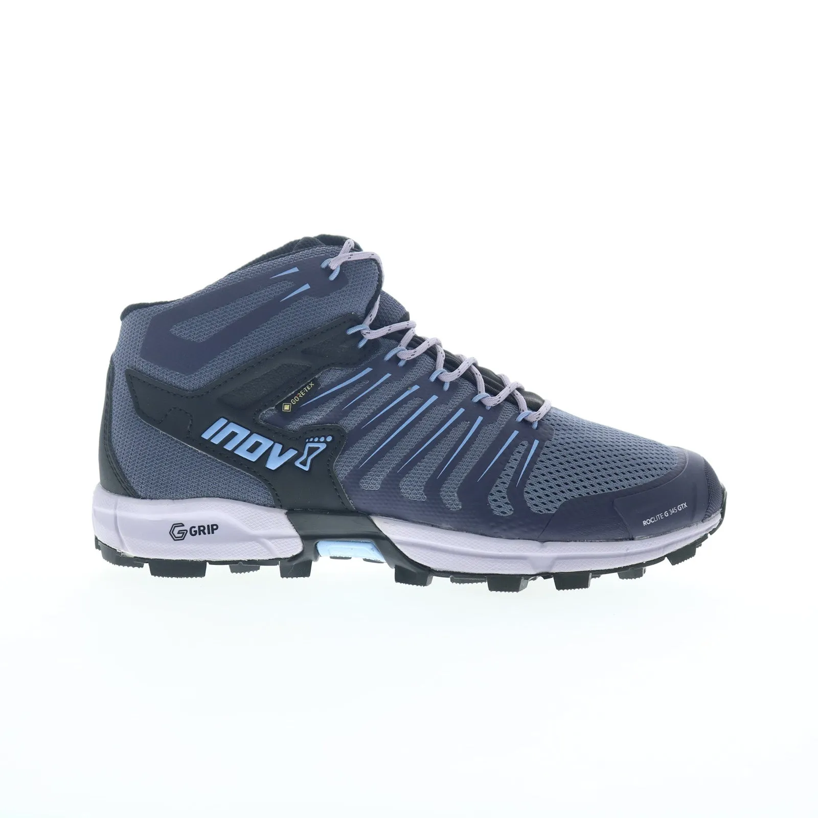 Inov-8 Roclite G 345 GTX 000803-SOLI Womens Blue Synthetic Hiking Boots Sleek Finish anti static