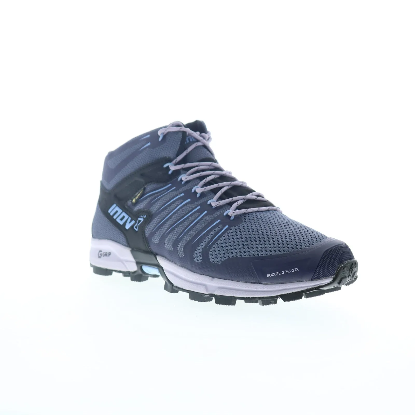 Inov-8 Roclite G 345 GTX 000803-SOLI Womens Blue Synthetic Hiking Boots Functional Footwear Anti Slip