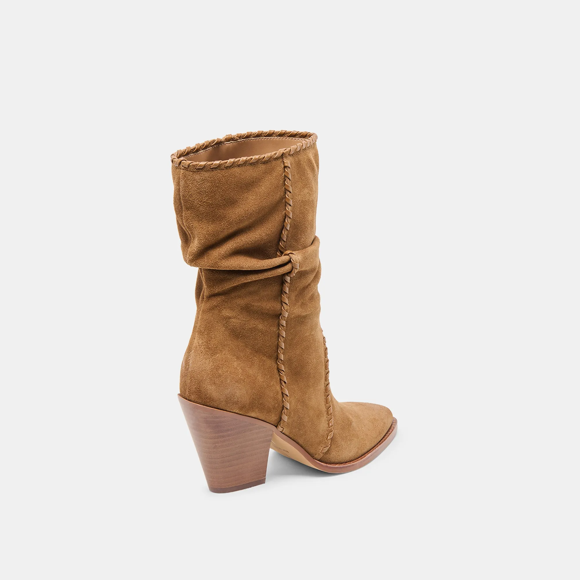 JULITH BOOTS LT BROWN SUEDE Lightweight Build