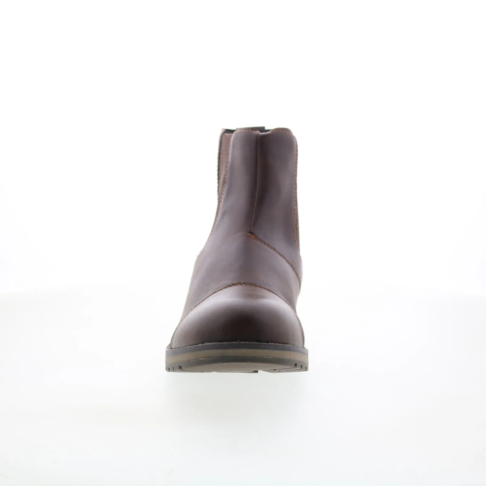 Long Walks Light Step Eastland Drew Twin Gore 4715-12 Mens Brown Synthetic Slip On Chelsea Boots