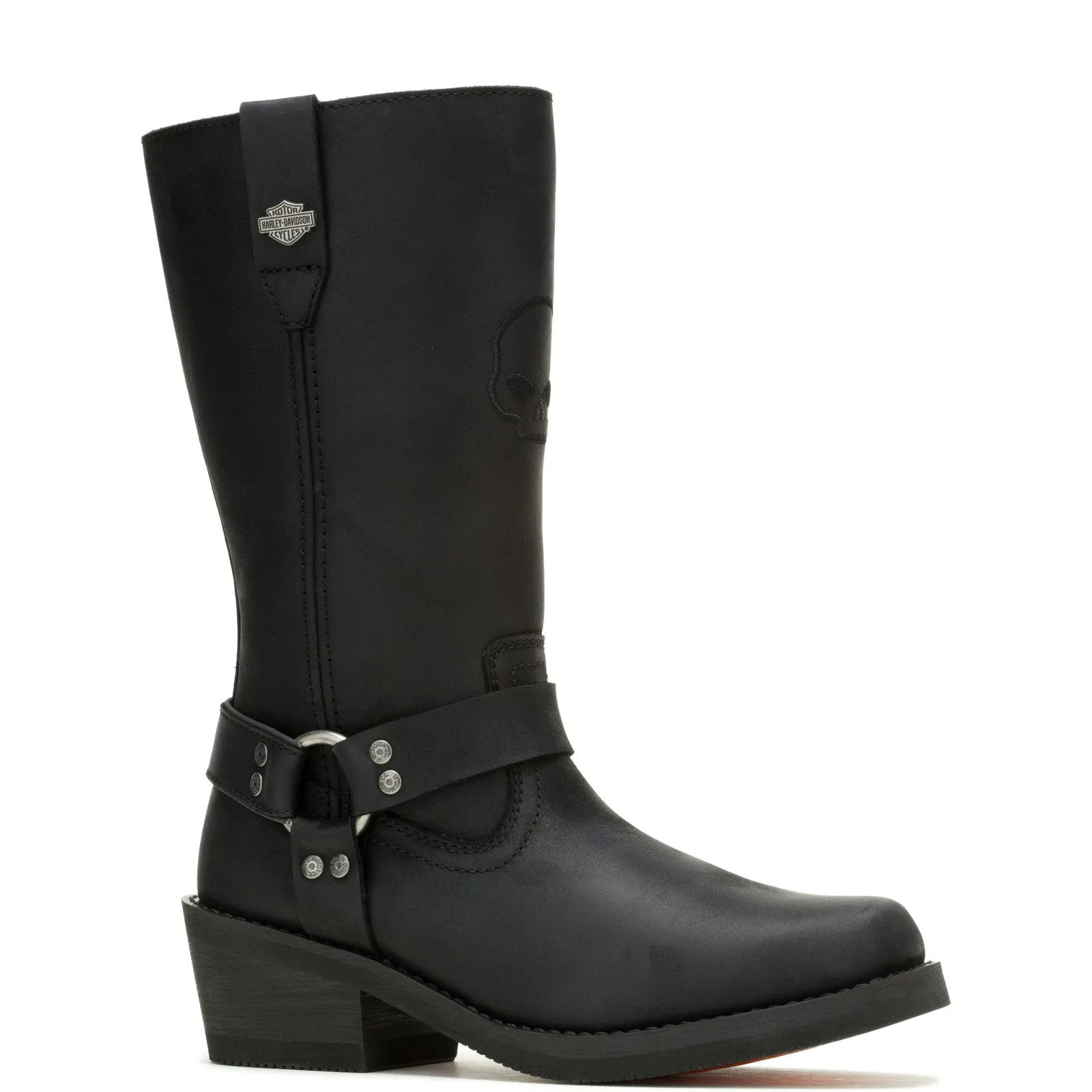 Harley-Davidson Korsen Tall Ride  10" Waterproof Womens Black Boots Weather resistant