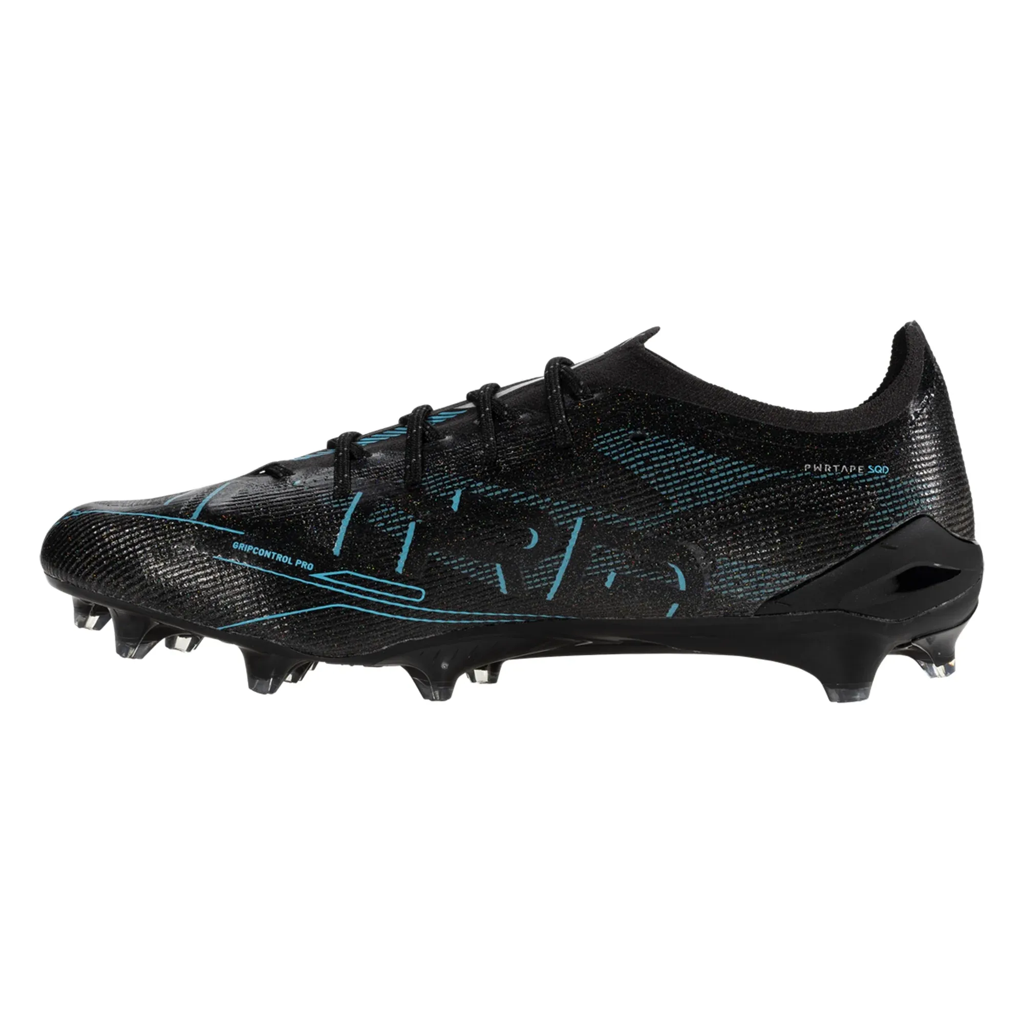 Stride Boost Roll Stability Puma Ultra 5 Ultimate FG Soccer Cleats (Black/Silver/Bright Royal)