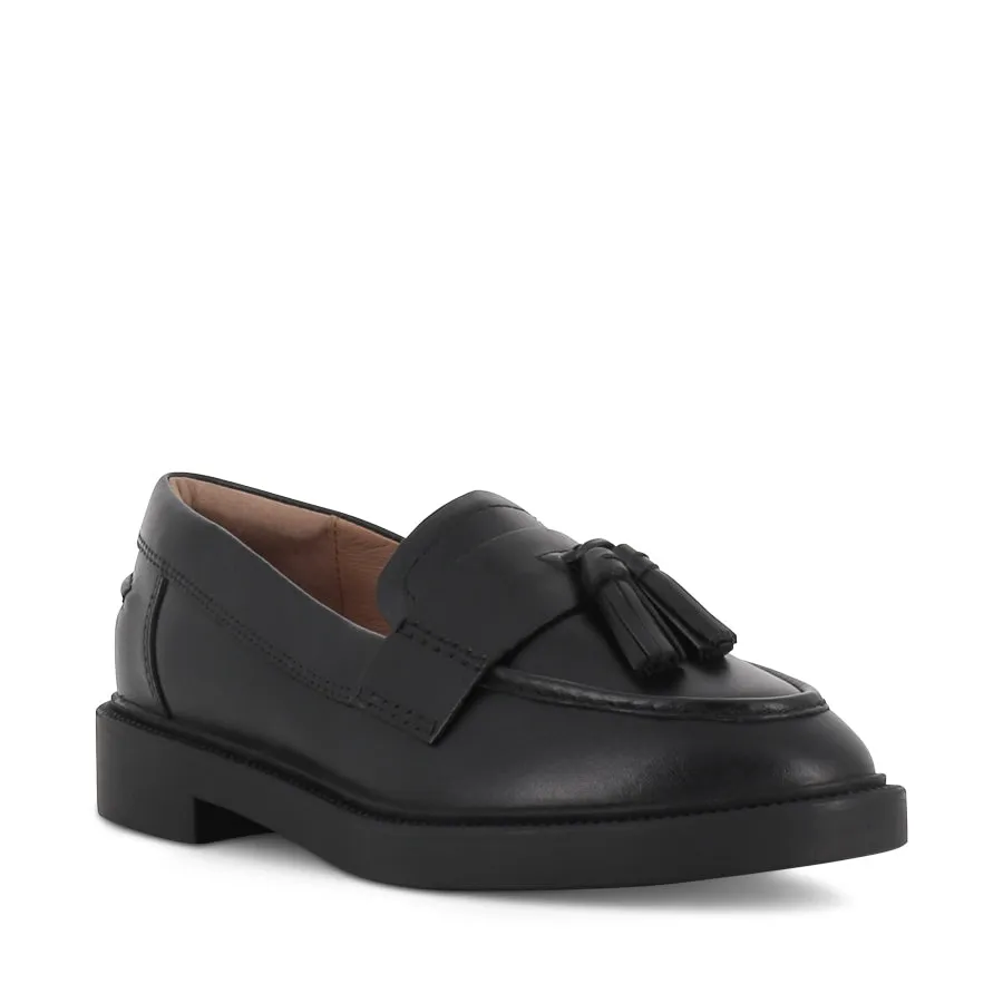 machine - washable Easy Cushioning OCTAVIA - BLACK LEATHER