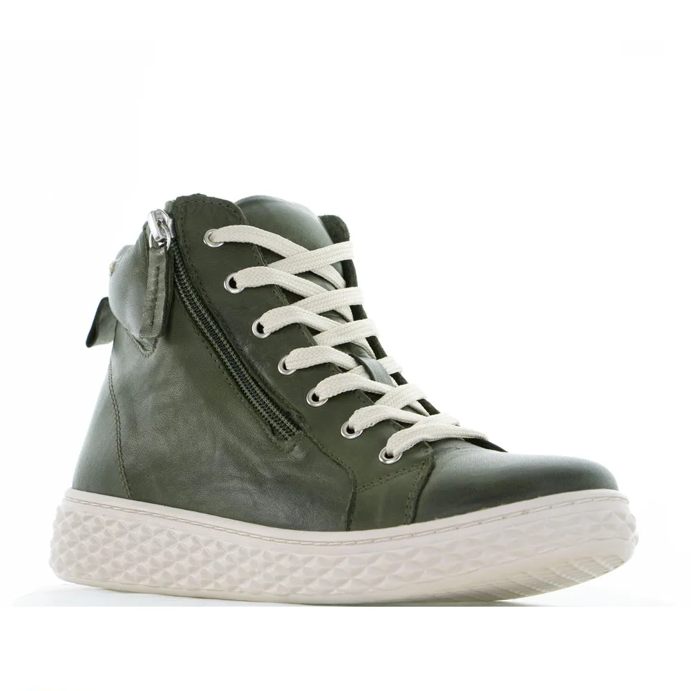 CABELLO UNA KHAKI Comfortable Design Elastic Ankle