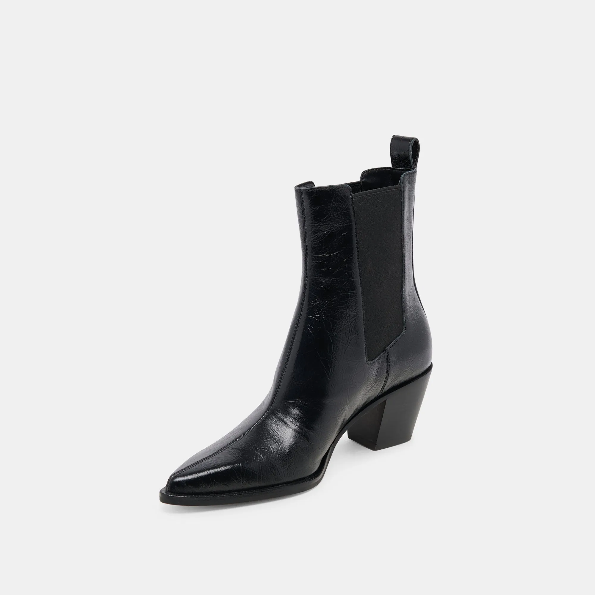 SHADIE H2O WIDE BOOTIES MIDNIGHT CRINKLE PATENT Heavy Duty Performance Effortless Look