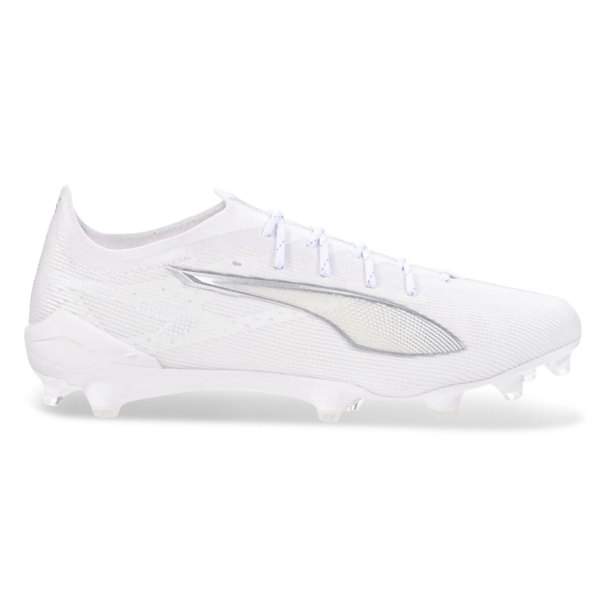 Offensive Play Training days Puma Ultra 5 Ultimate FG Soccer Cleats (Puma White/Puma Silver)