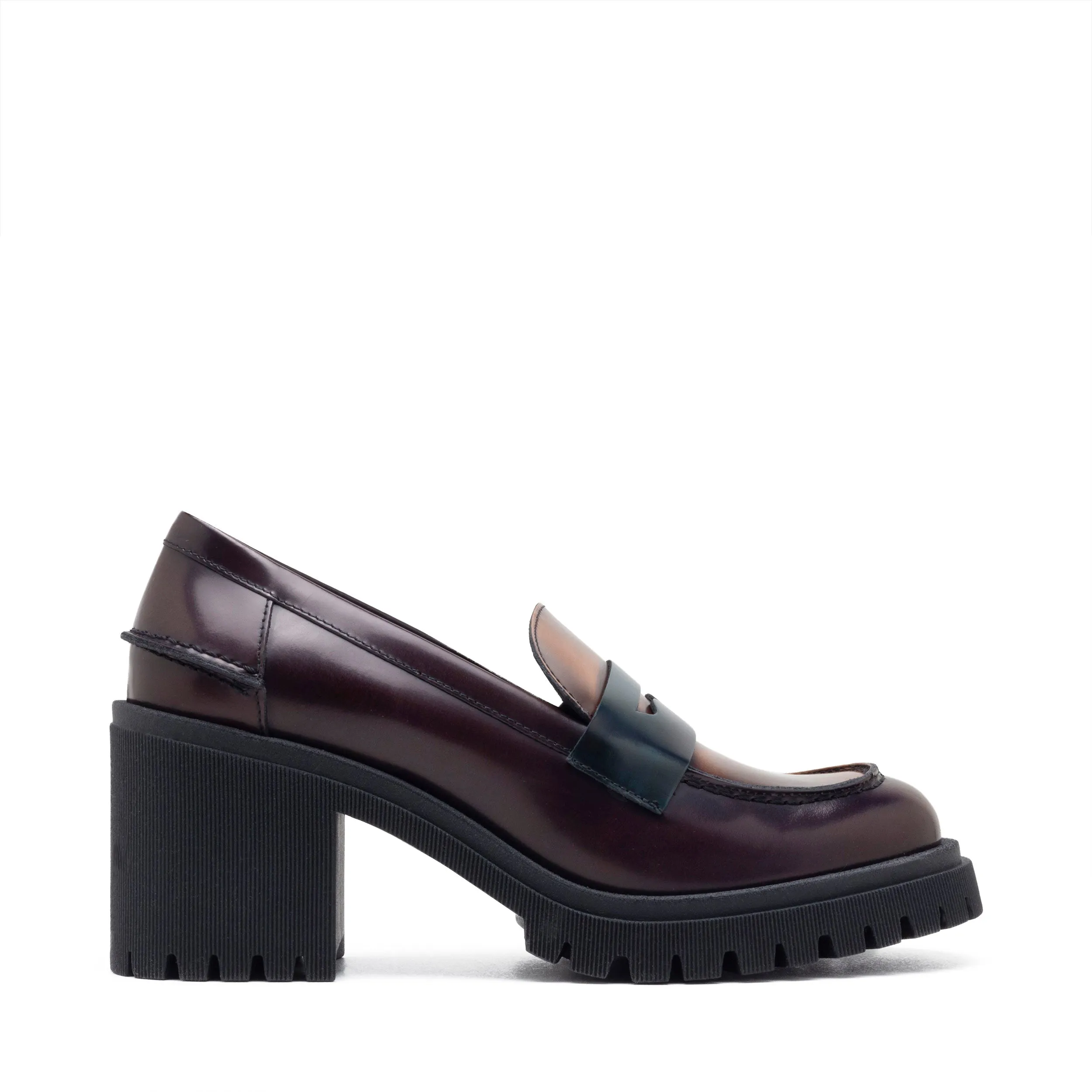 ALICE BLOCK HEEL MOCASSIN Soft Sandals