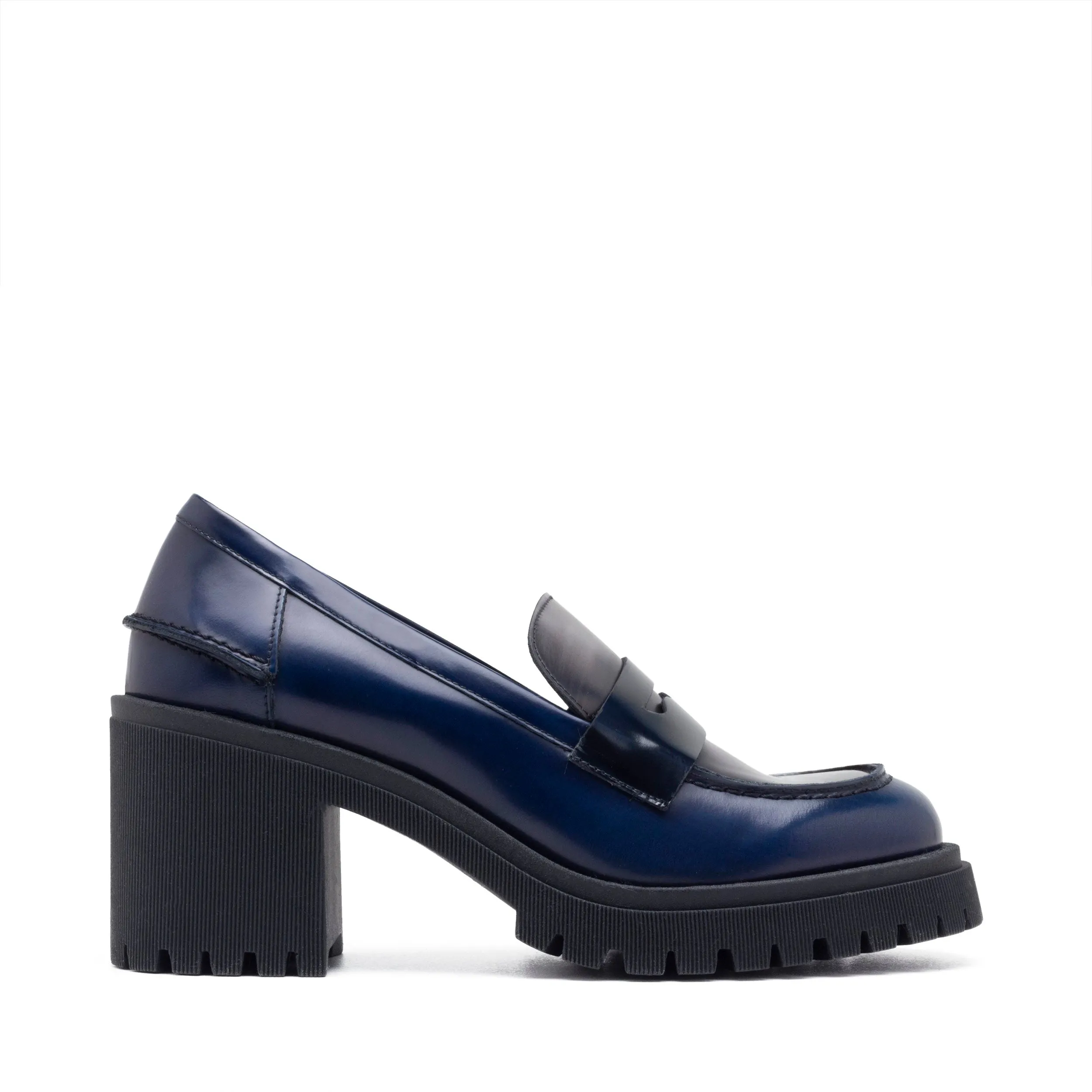 ALICE BLOCK HEEL MOCASSIN Slip Resistant Outsole