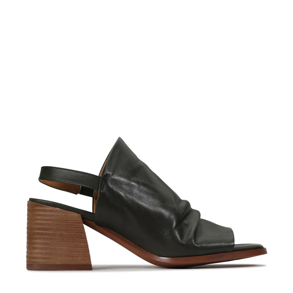 most affordable SARTORE LEATHER SLING-BACK HEELED SANDAL