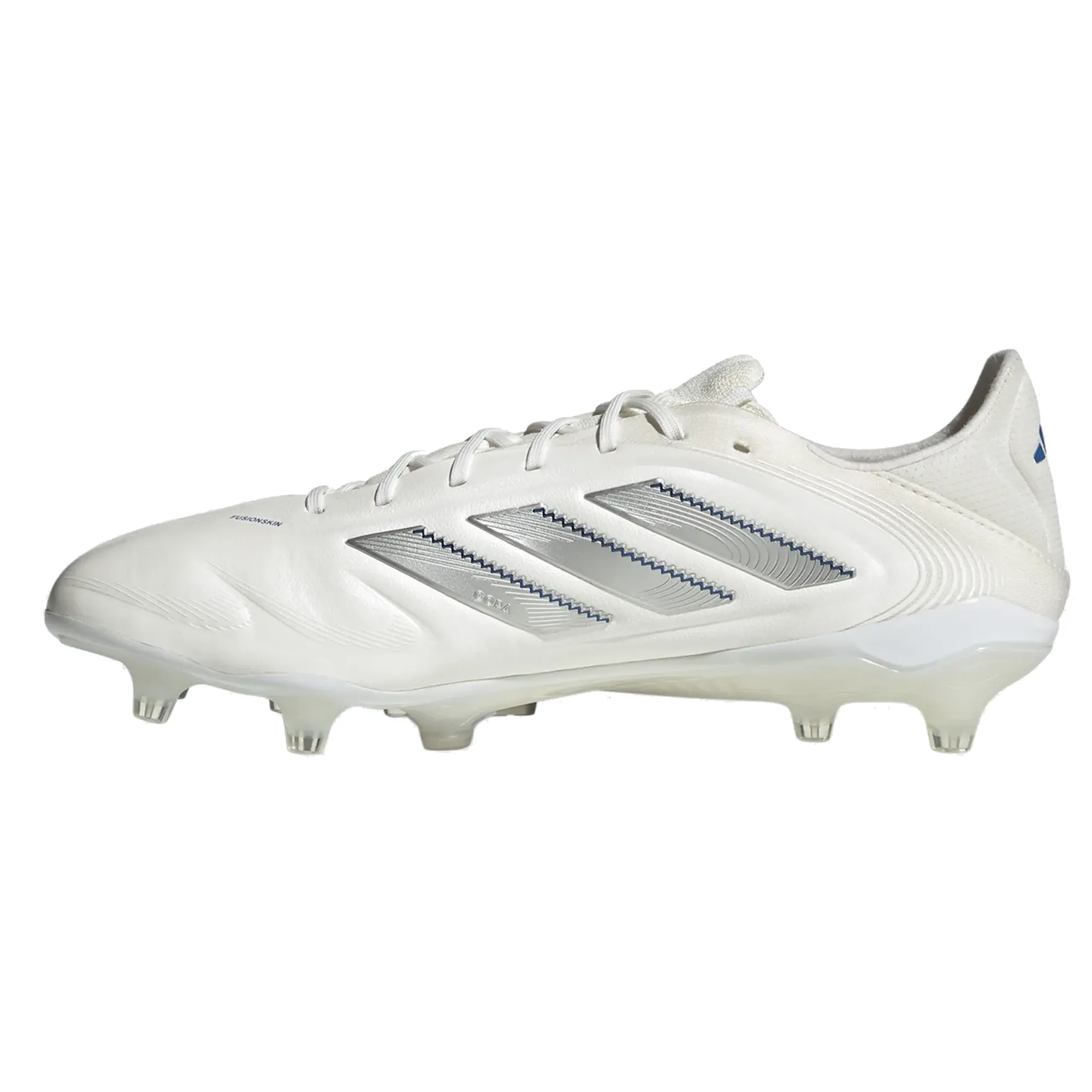 Training Tools adidas Copa Pure III Elite FG Soccer Cleats (White/Silver Metallic/Bright Royal)