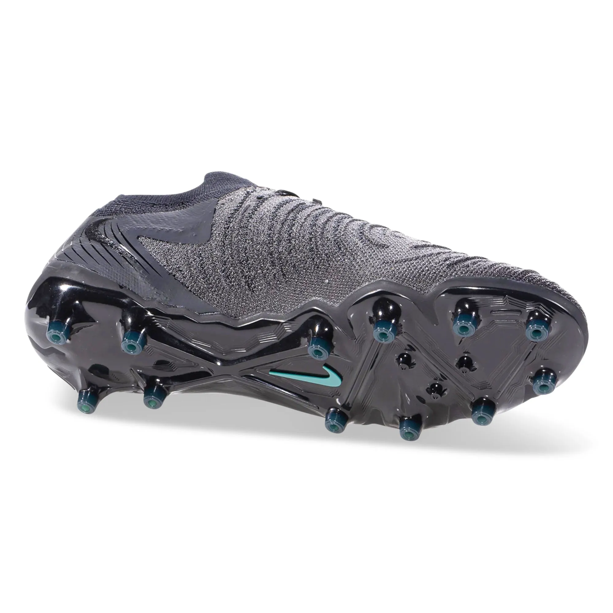 Nike Phantom GX II Elite FG Soccer Cleats (Black/Deep Jungle) Comfort Shell