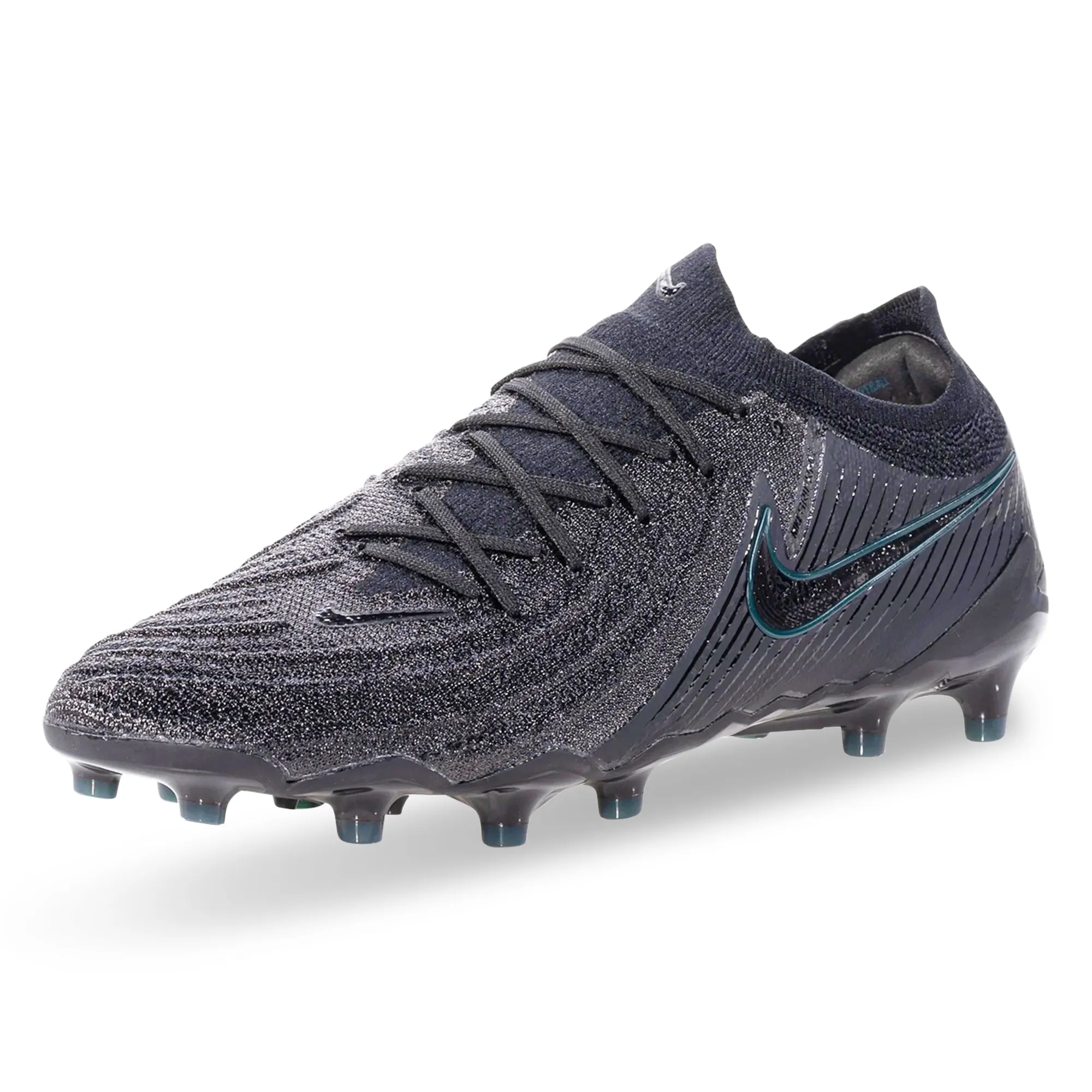 Nike Phantom GX II Elite FG Soccer Cleats (Black/Deep Jungle) Quick Tread Sharp Stop