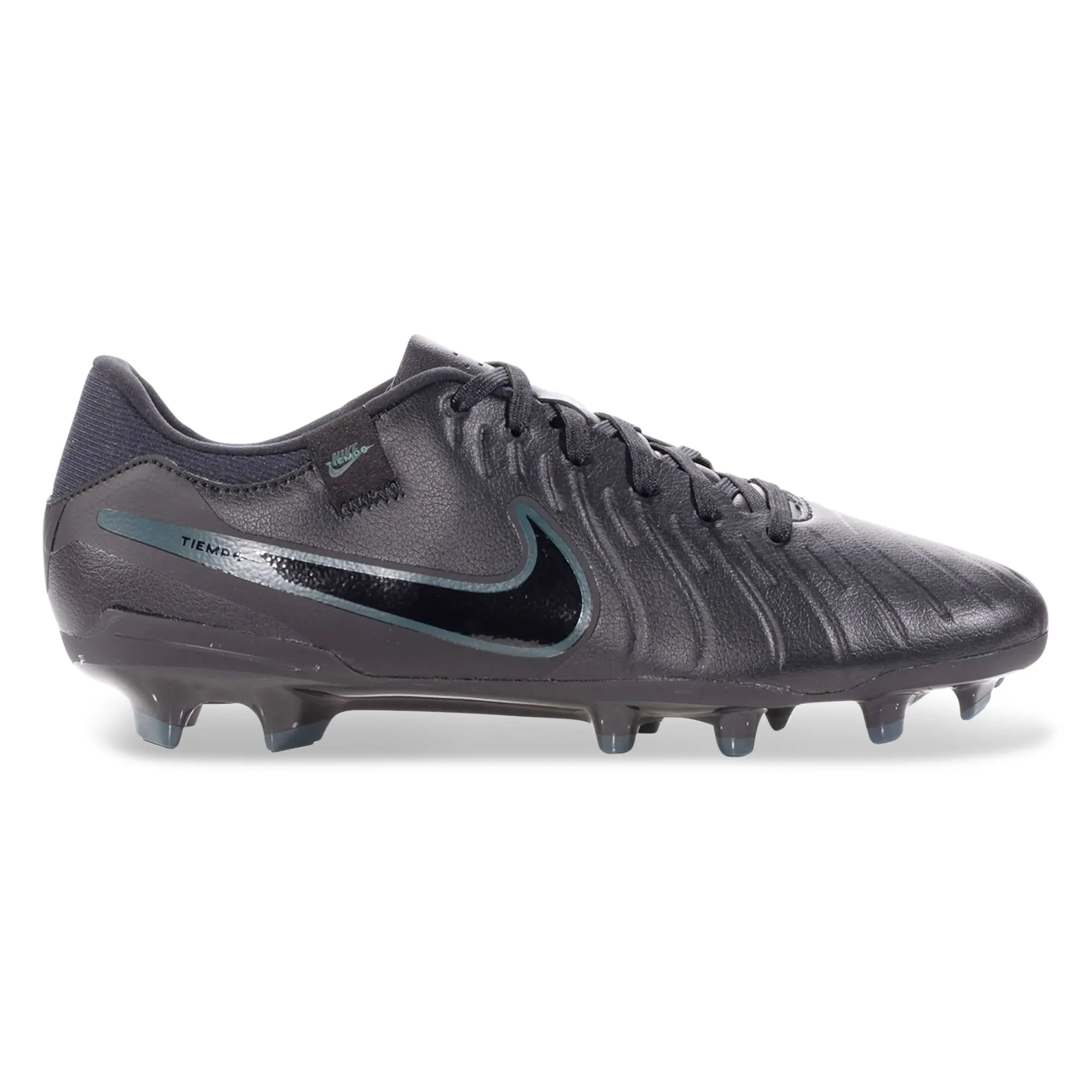 Nike Legend 10 Academy FG/MG Soccer Cleats (Black/Deep-Jungle) Synthetic Field Game Formation