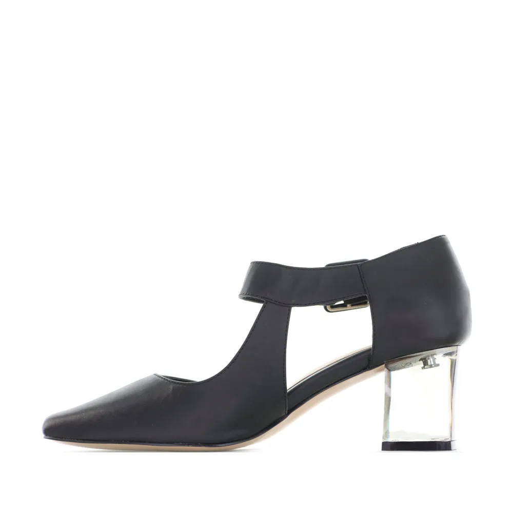 Tropical Leaf DJANGO & JULIETTE HAPPIE BLACK SATIN
