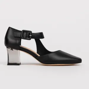Work Break Quick Slide DJANGO & JULIETTE HAPPIE BLACK SATIN