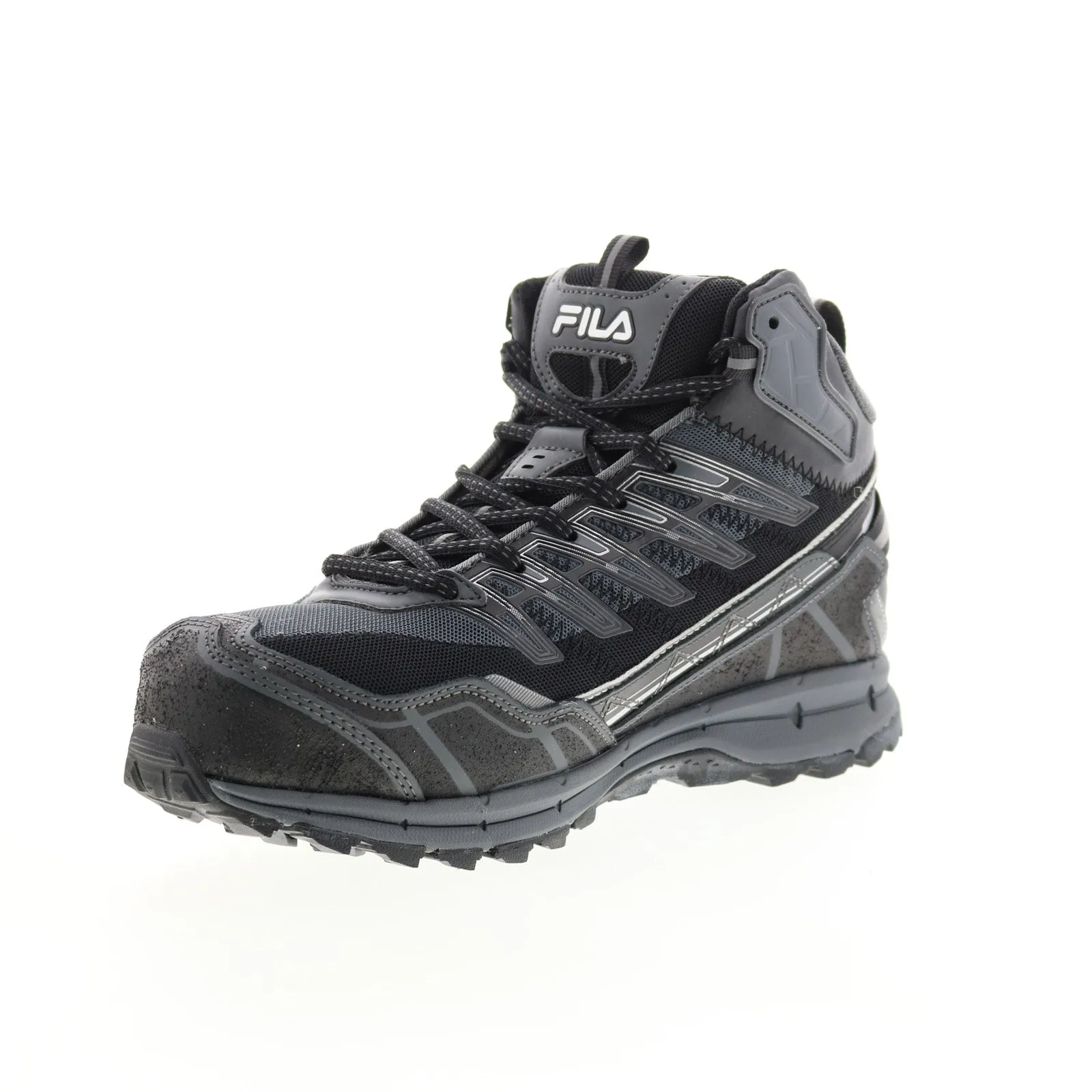 Fila Hail Storm 3 Mid Composite Toe 1JM00121-060 Mens Gray Work Boots Tear-resistant