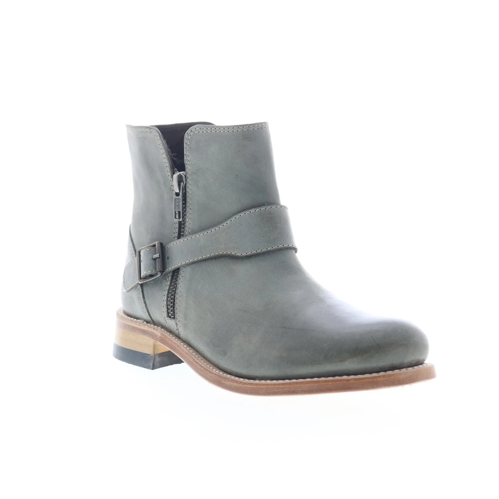 Easy Match Quality Sole Jama Old West Leather Upper 18163 Womens Green Cowboy Western Boots