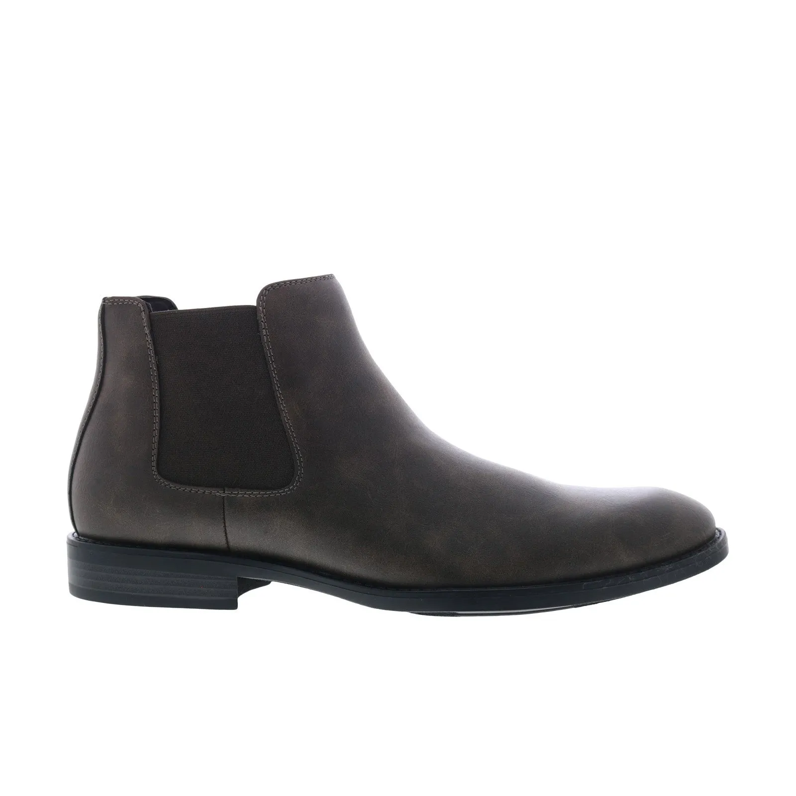 Steve Madden M-Maxxin Mens Brown Synthetic Slip On Chelsea Boots Impact absorption Arch support