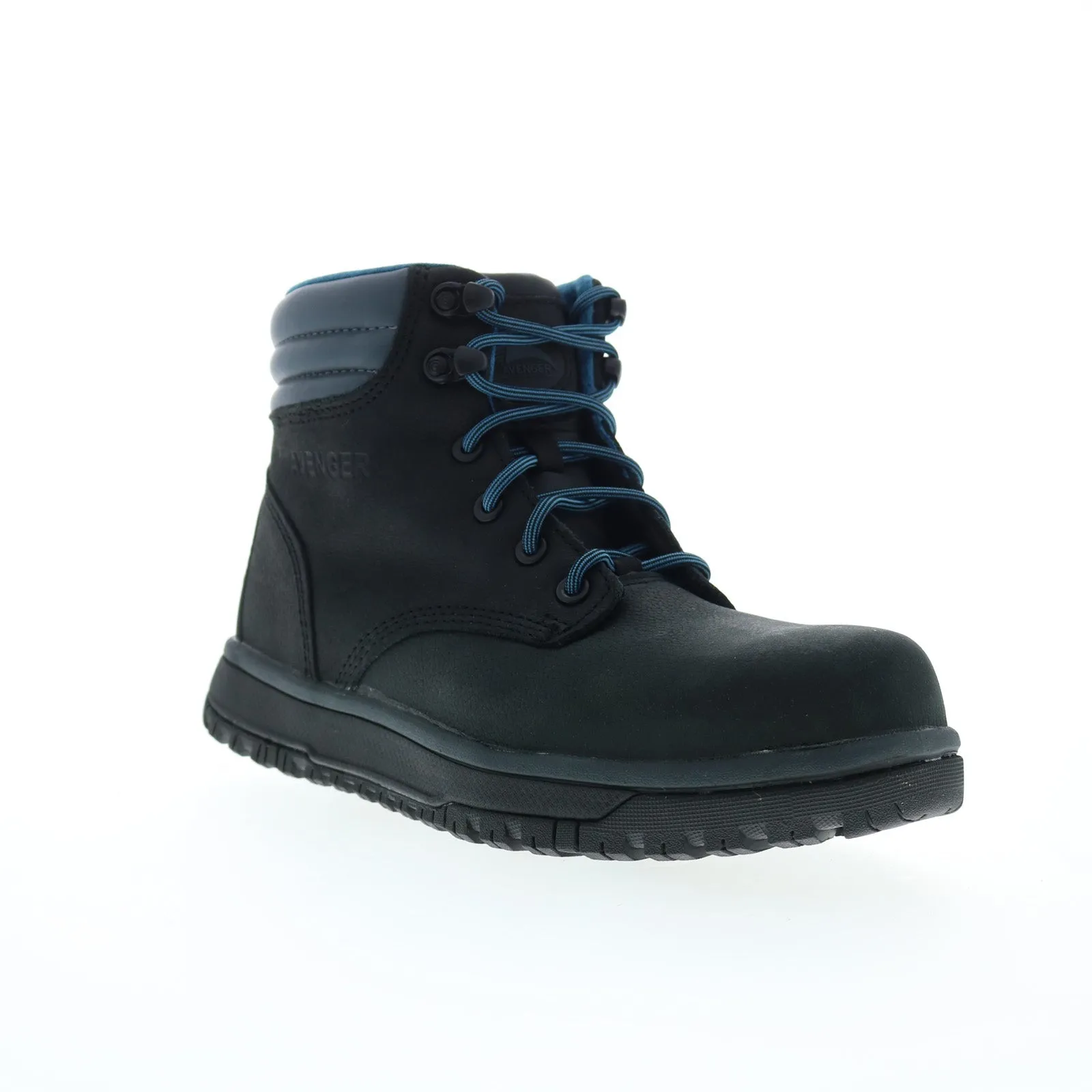 Avenger Reflex Carbon Toe Electrical Hazard SR Womens Black Wide Work Boots Outdoor Travel