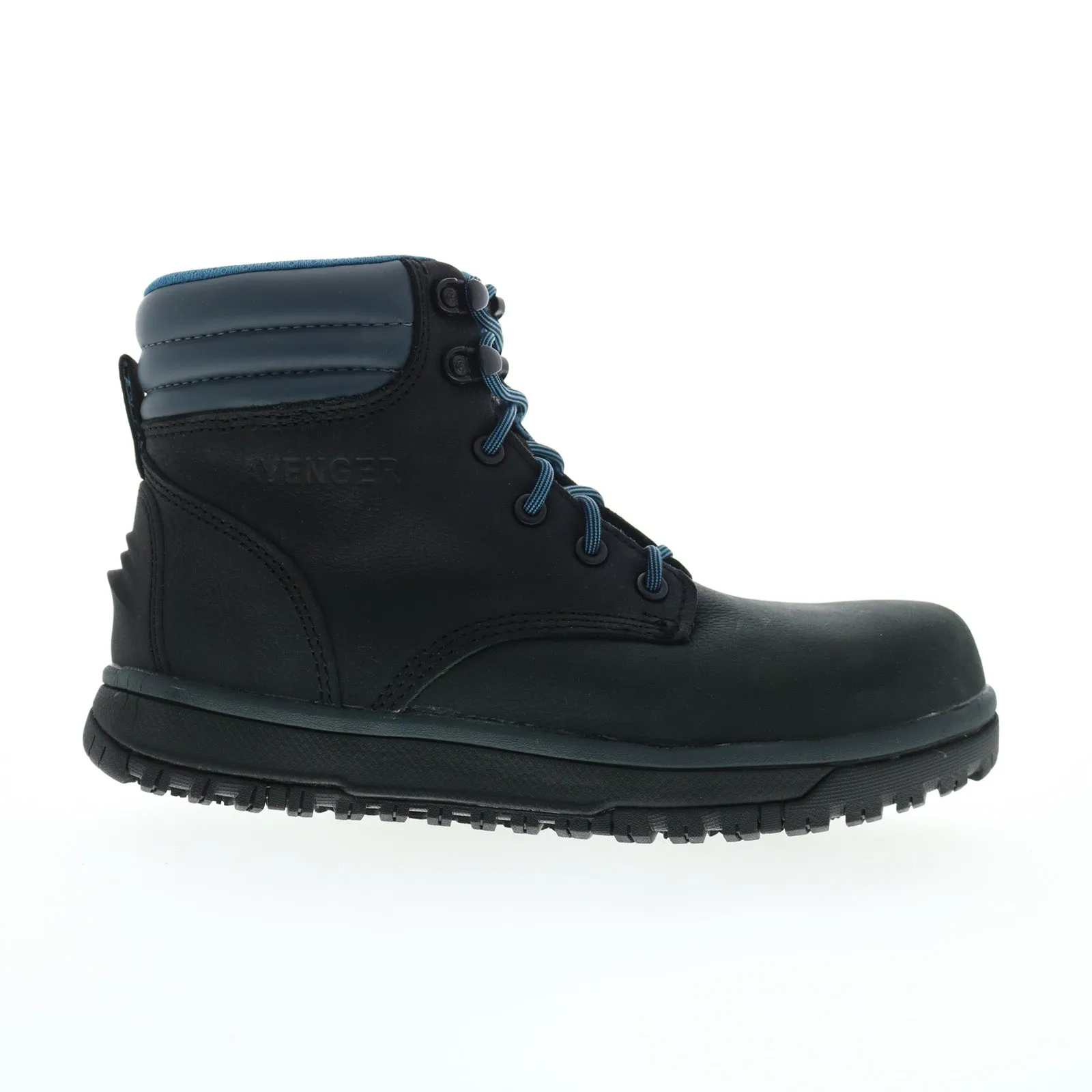 Avenger Reflex Carbon Toe Electrical Hazard SR Womens Black Wide Work Boots Sporty Vibe