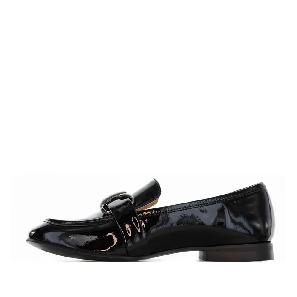 MILA RAINE MAJOR BLACK PATENT Clean Lane Toe Guard