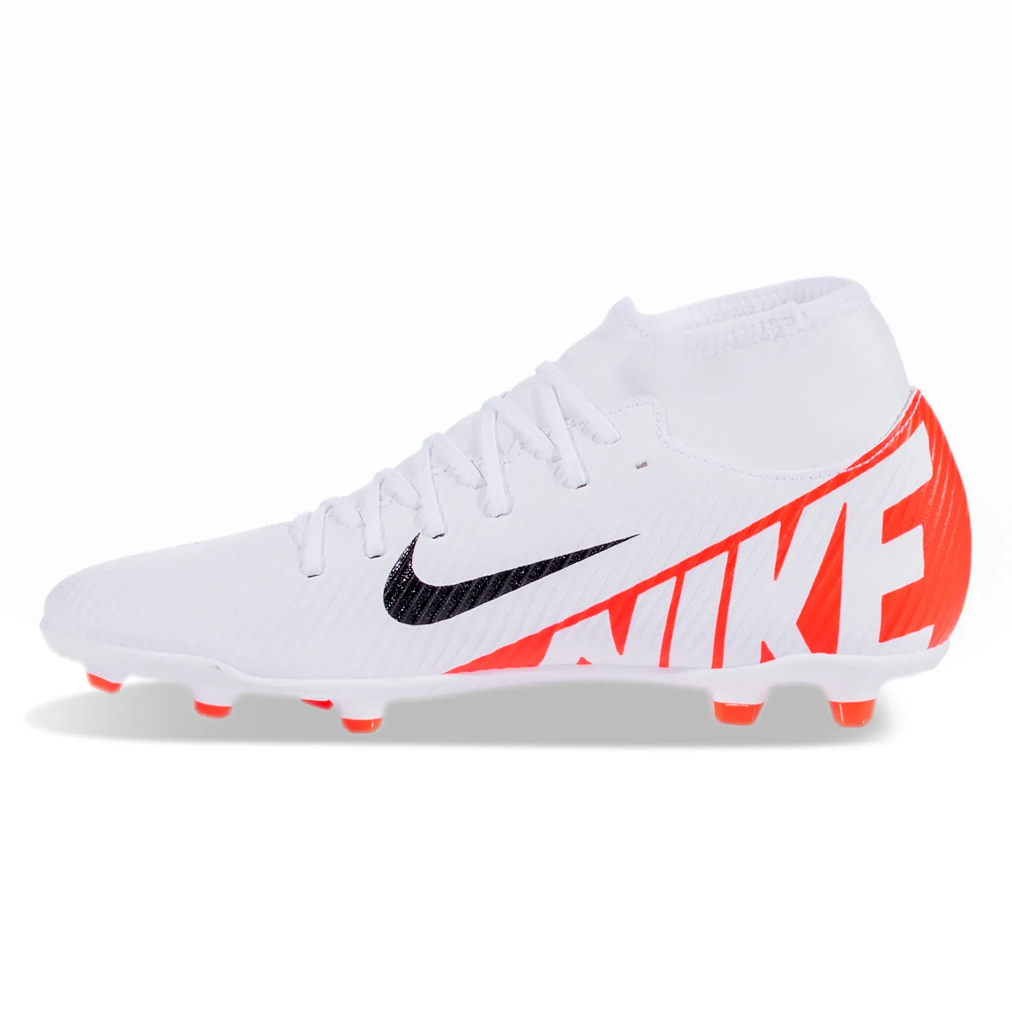 Foot Sprint Nike Zoom Superfly 9 Club FG/MG Soccer Cleats (Bright Crimson/White-Black)