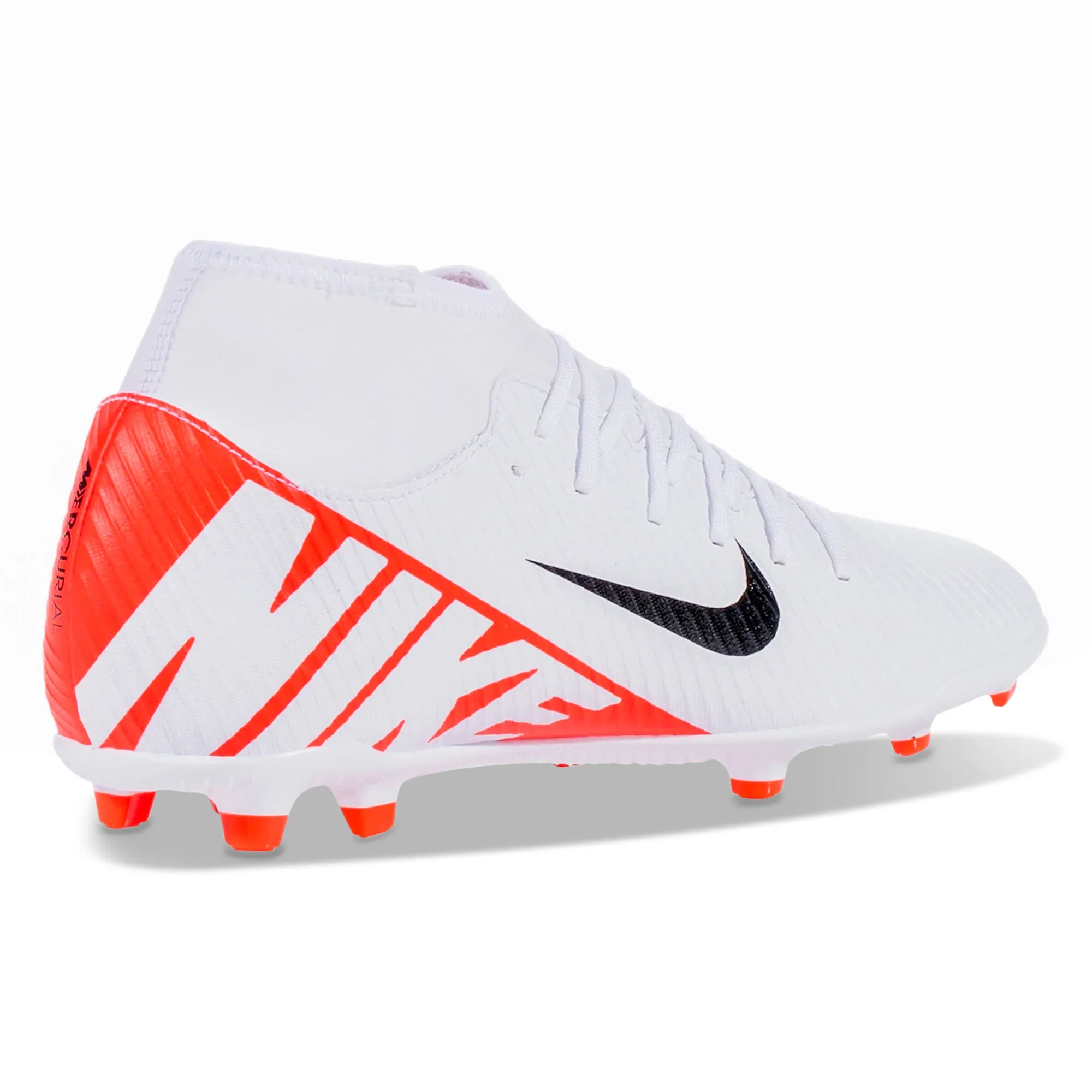Nike Zoom Superfly 9 Club FG/MG Soccer Cleats (Bright Crimson/White-Black) Outfield Play Locked Motion