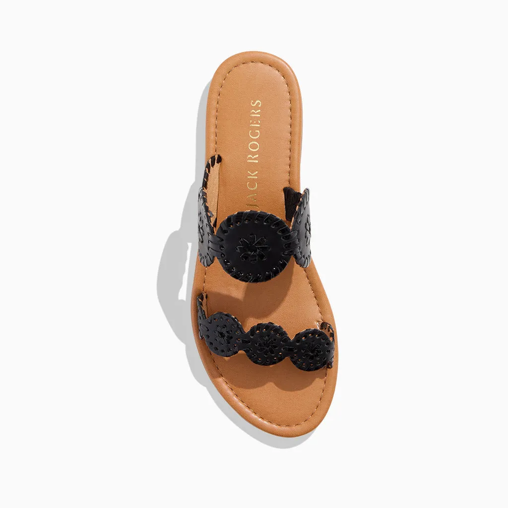 Lauren II Leather Slide Sandal Adjustable Balance Core