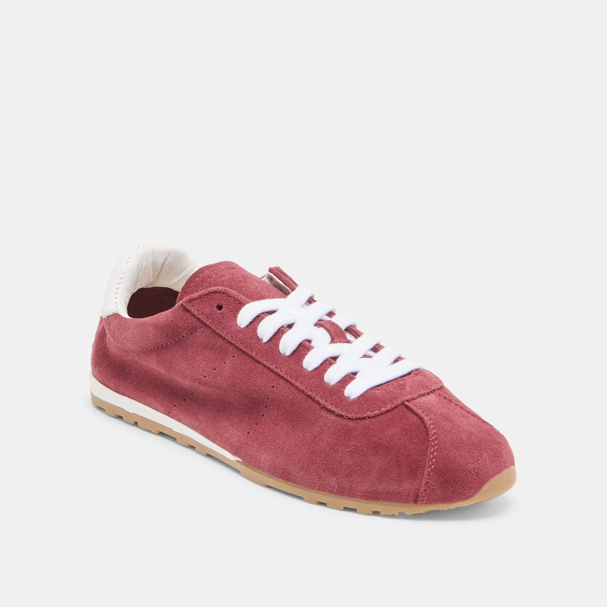 SERINA SNEAKERS BURGUNDY SUEDE Slip-resistant look Versatile Sole