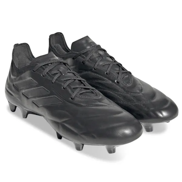 Strong Motion adidas Copa Pure.1 FG Soccer Cleats (Core Black/Black)