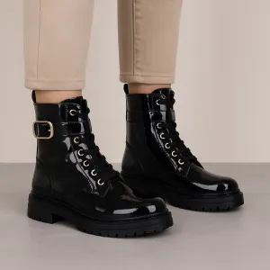 stimulating LE SANSA CAMERAN BLACK PATENT