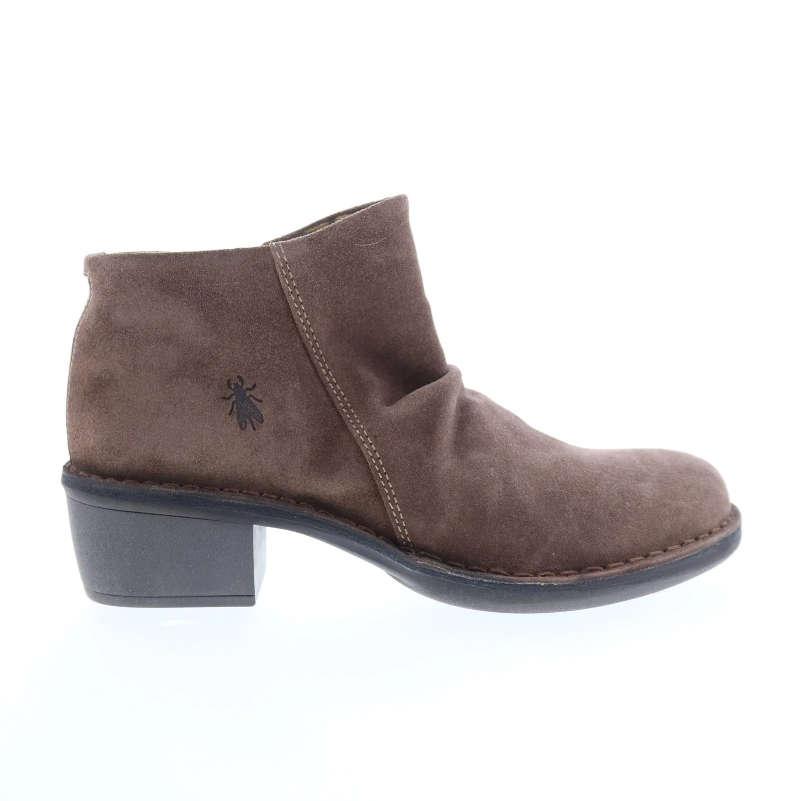 Fly London Merk MERK093FLY-004 Womens Brown Leather Ankle & Booties Boots Smooth Form Hiking Comfort