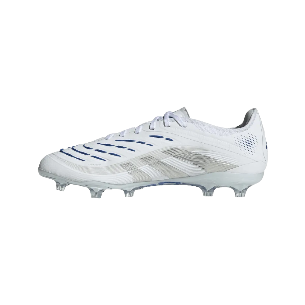 Flexible Wear Adidas Predator Pro FG Football Boots (White/Silver Metallic/Bright Royal)
