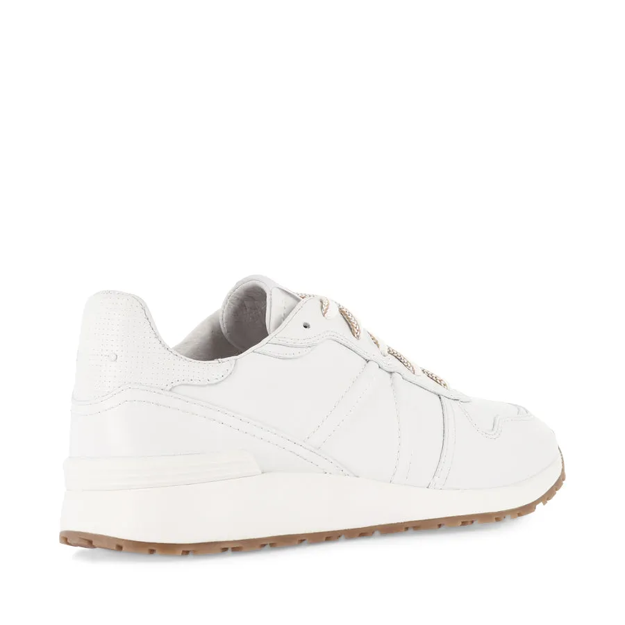 RAIDER - WHITE LEATHER Footbed