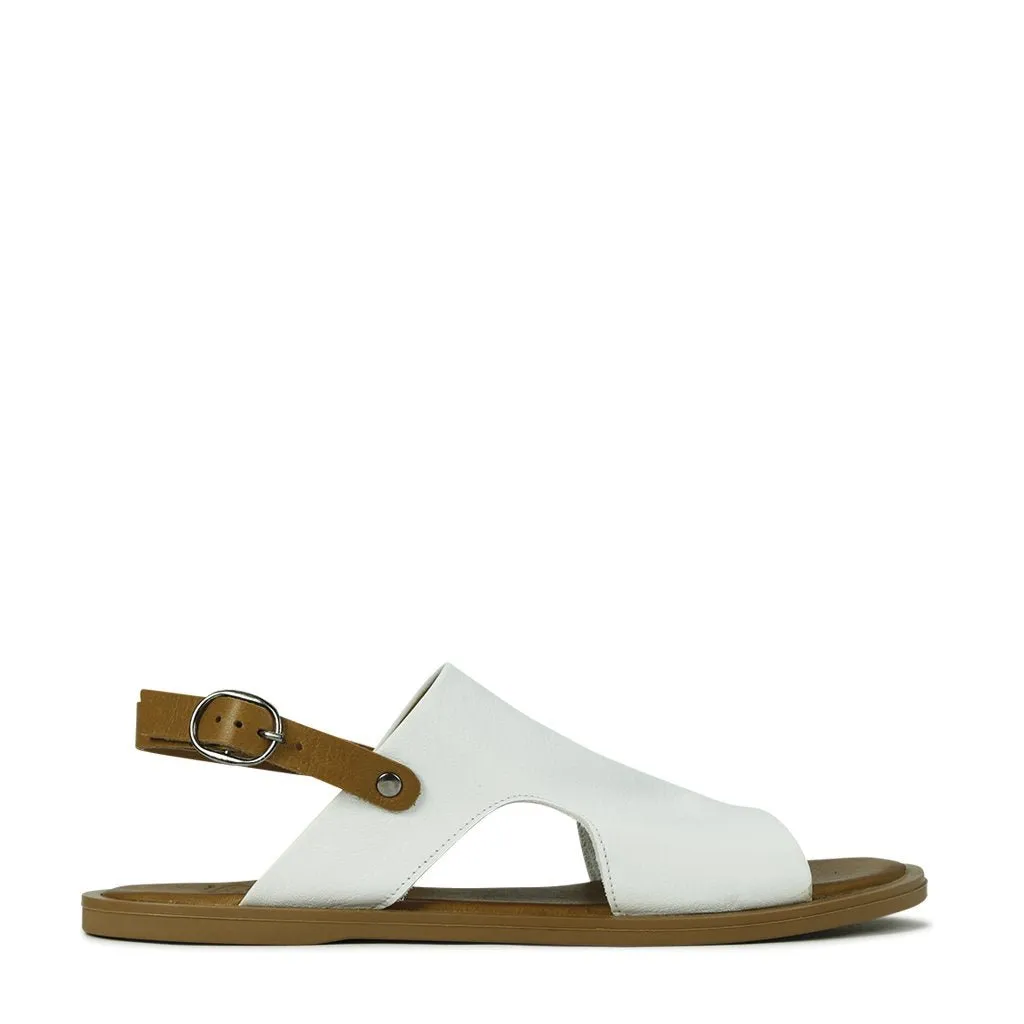 Vitto Leather Sling Back Sandals anti - slip