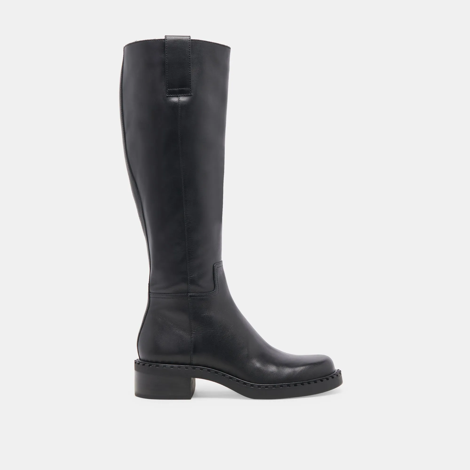 Casual Footwear Cold Weather GLORY H2O WIDE CALF BOOTS BLACK LEATHER
