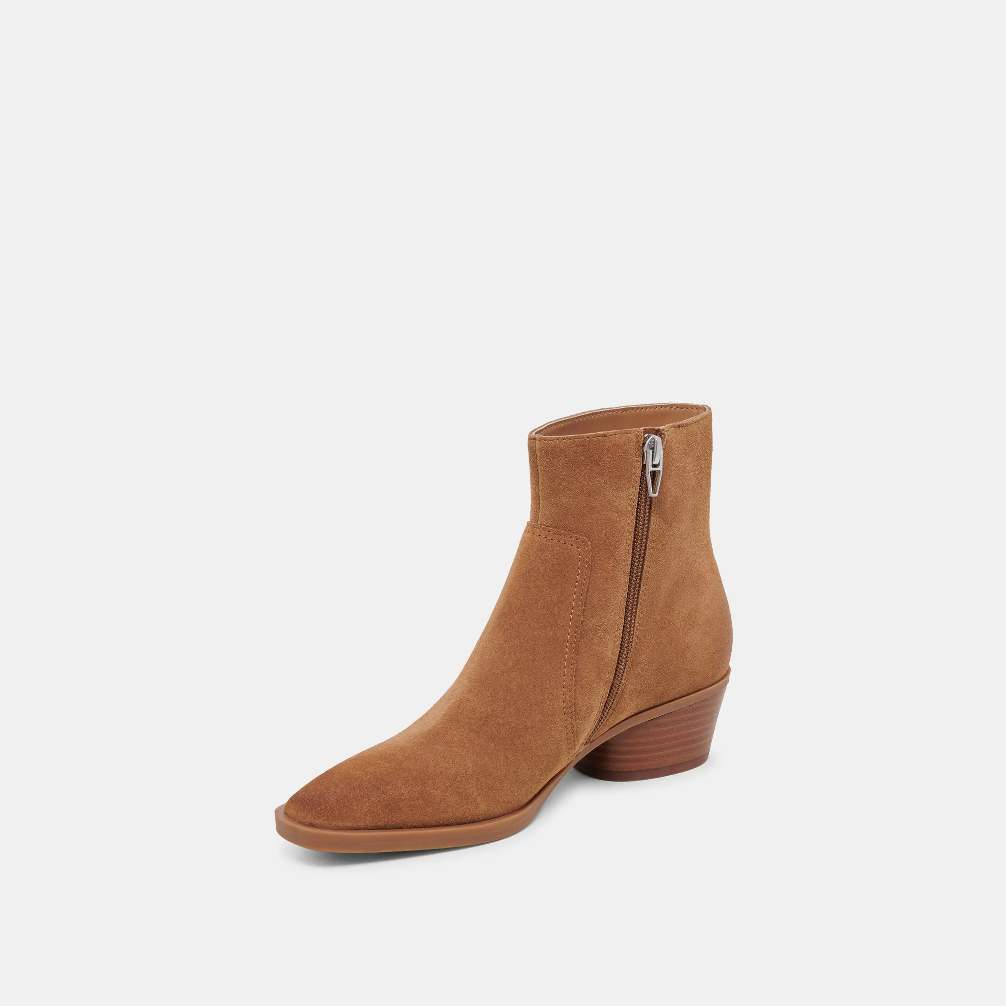 FAHARI H2O WIDE BOOTIES BROWN SUEDE Soft Insole