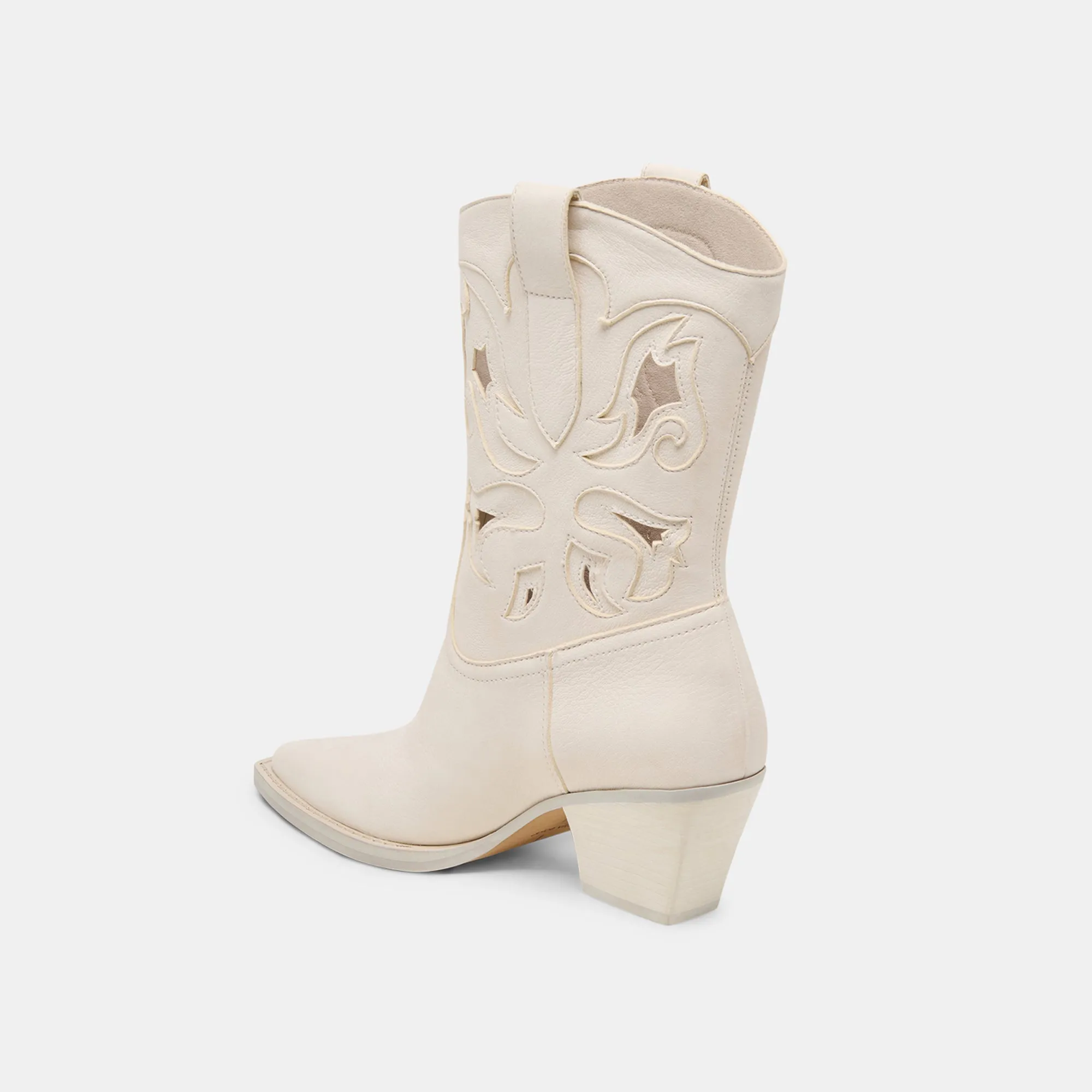RAVENA BOOTS OFF WHITE NUBUCK Smooth Texture