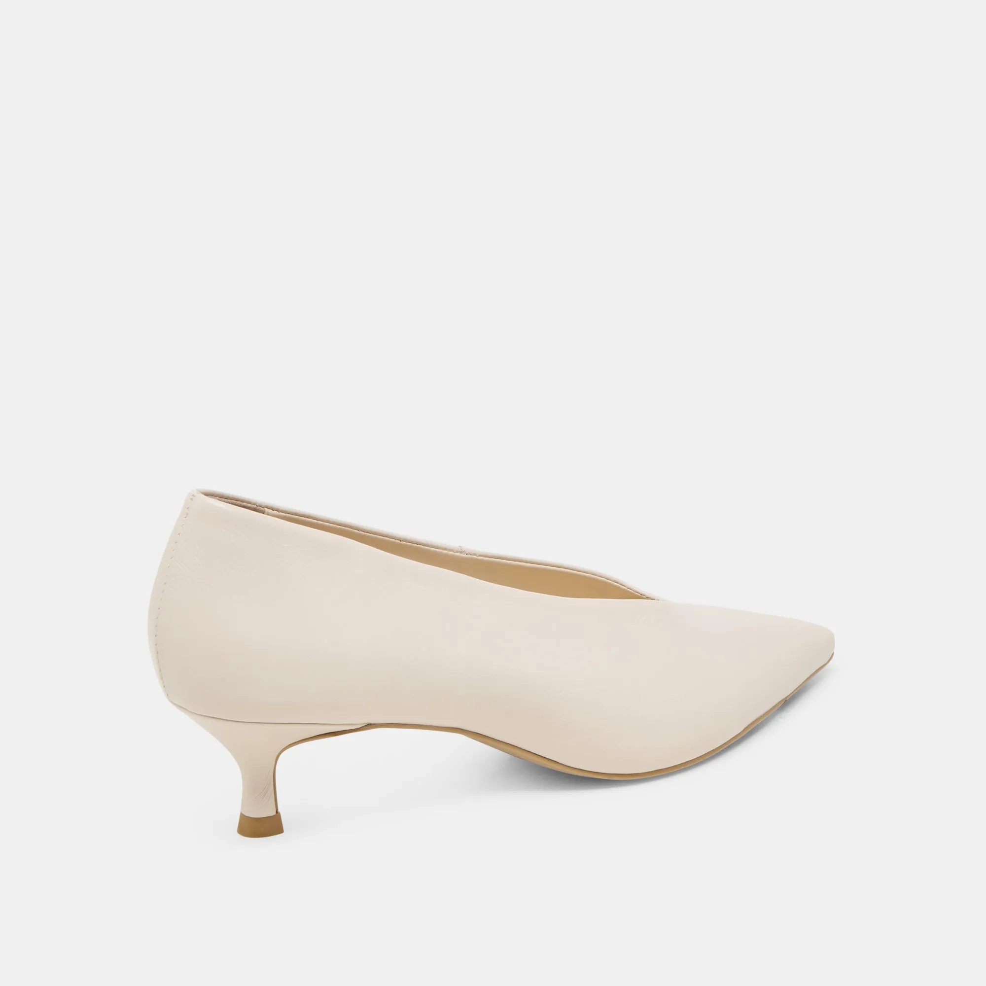 ALWYN HEELS BONE CRINKLE PATENT Shock Resistance Open Toe Heels