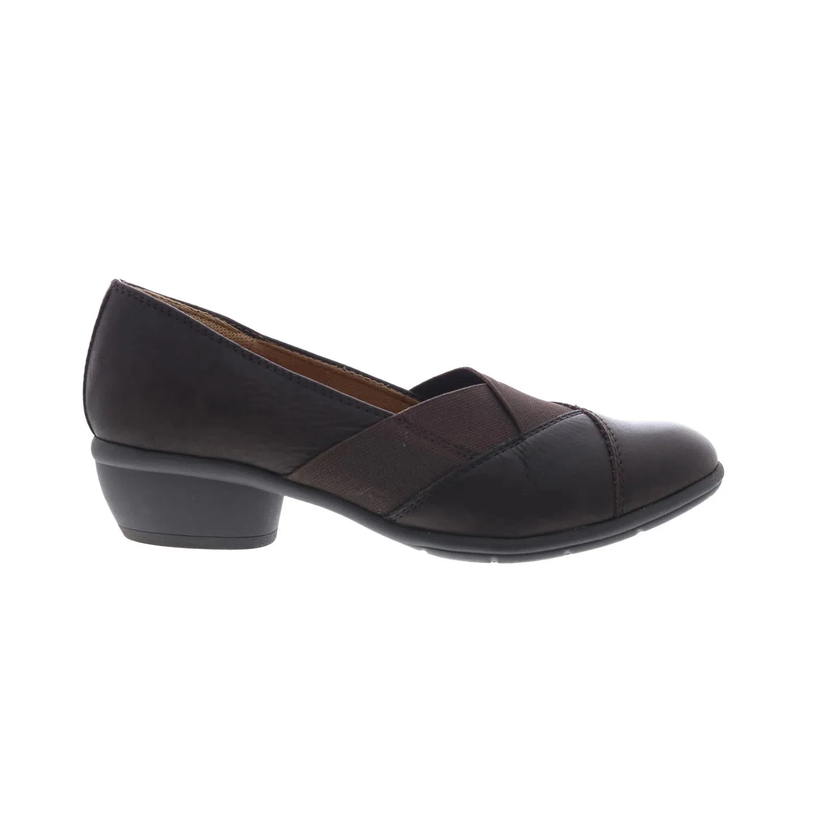 Chic Heeled Booties Customizable Comfortiva Quinton CT0016300 Womens Brown Leather Pumps Heels Shoes