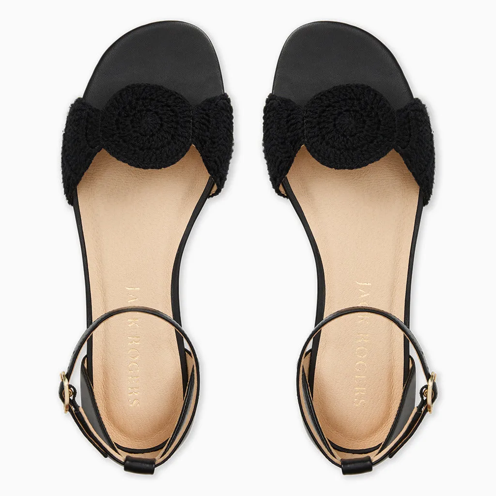 Padded Tongue Desert Path Laurin Crochet Ankle Strap Sandal