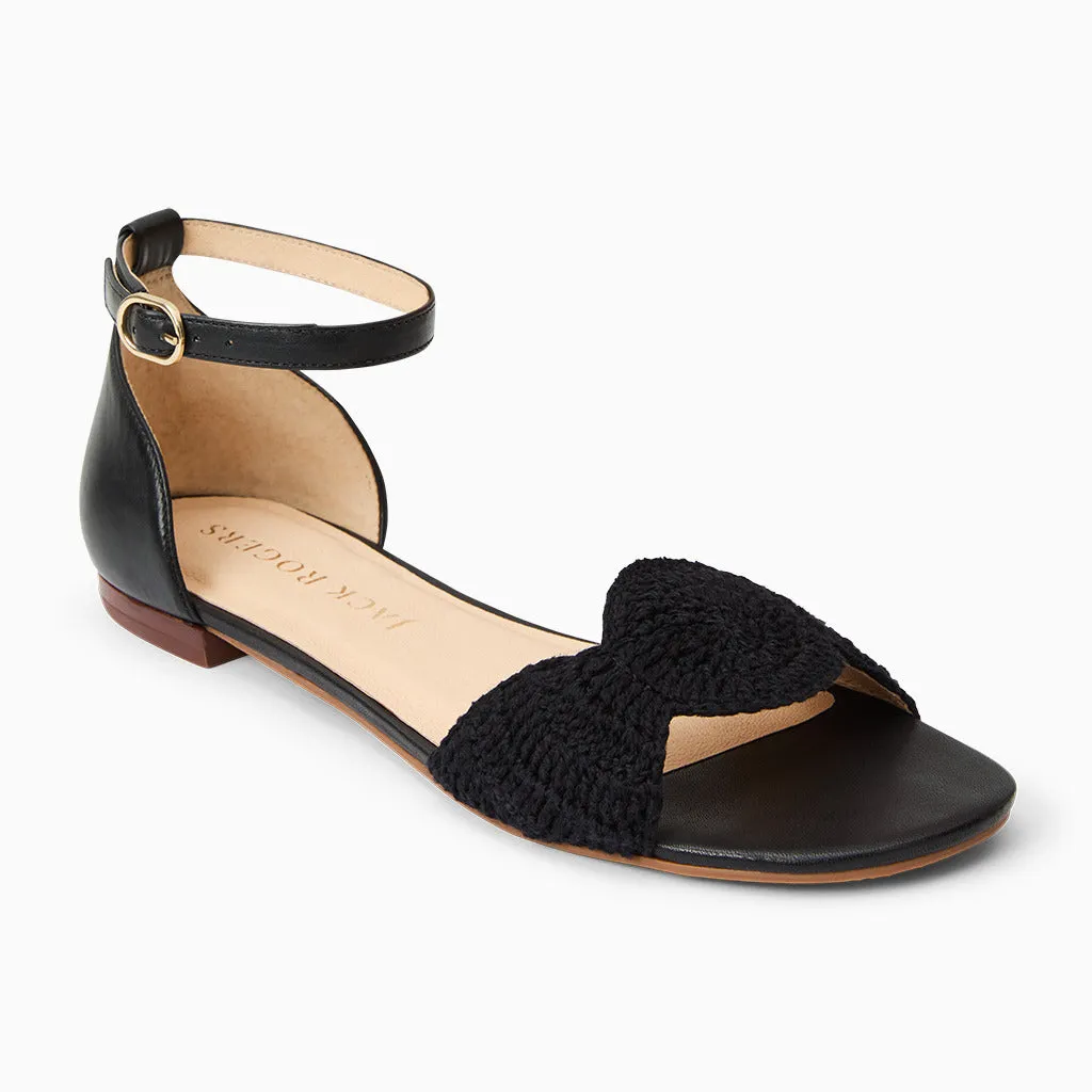 Soul Step Laurin Crochet Ankle Strap Sandal