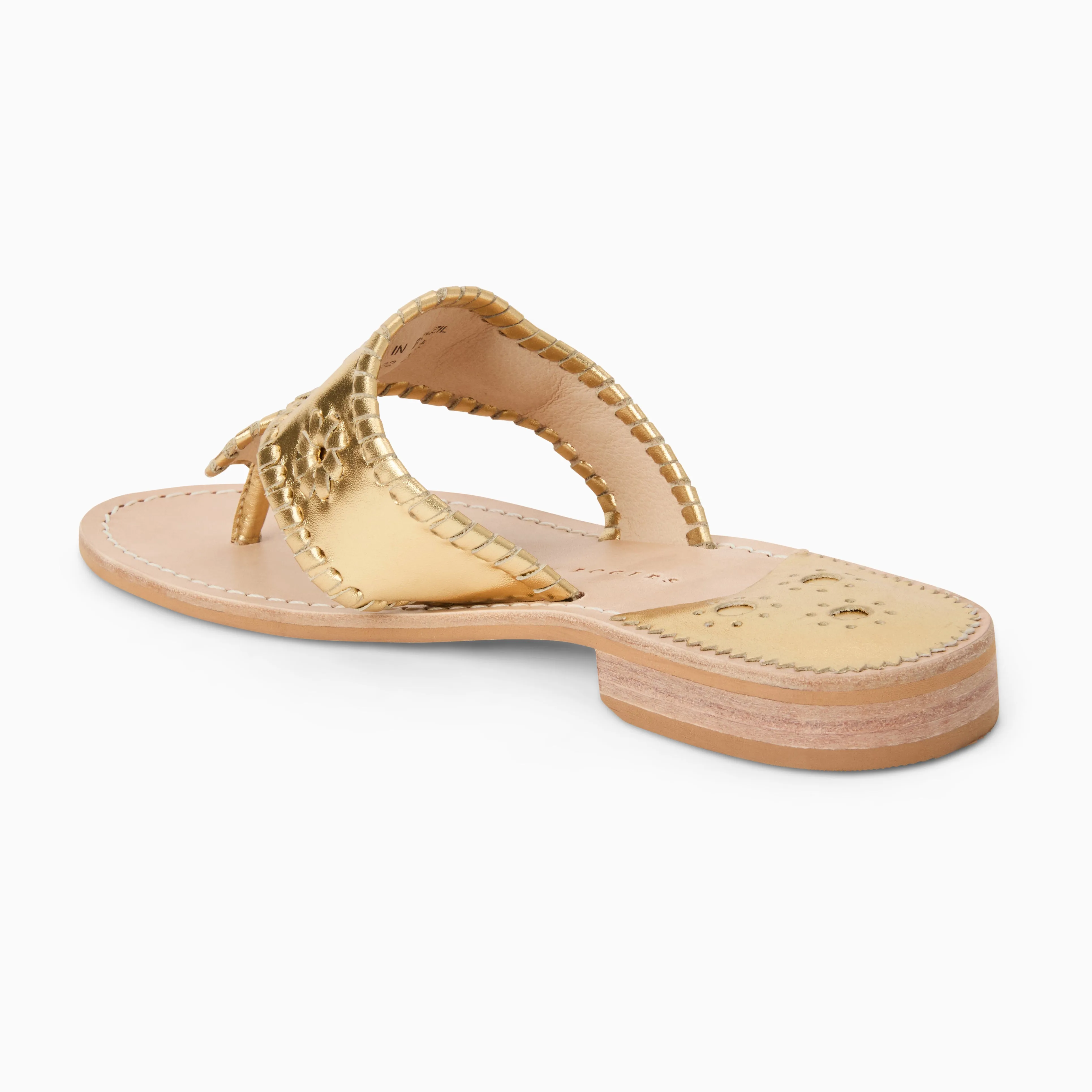 Silent Walk Comfort Wedge Jacks Wide Width Leather Flat Sandal
