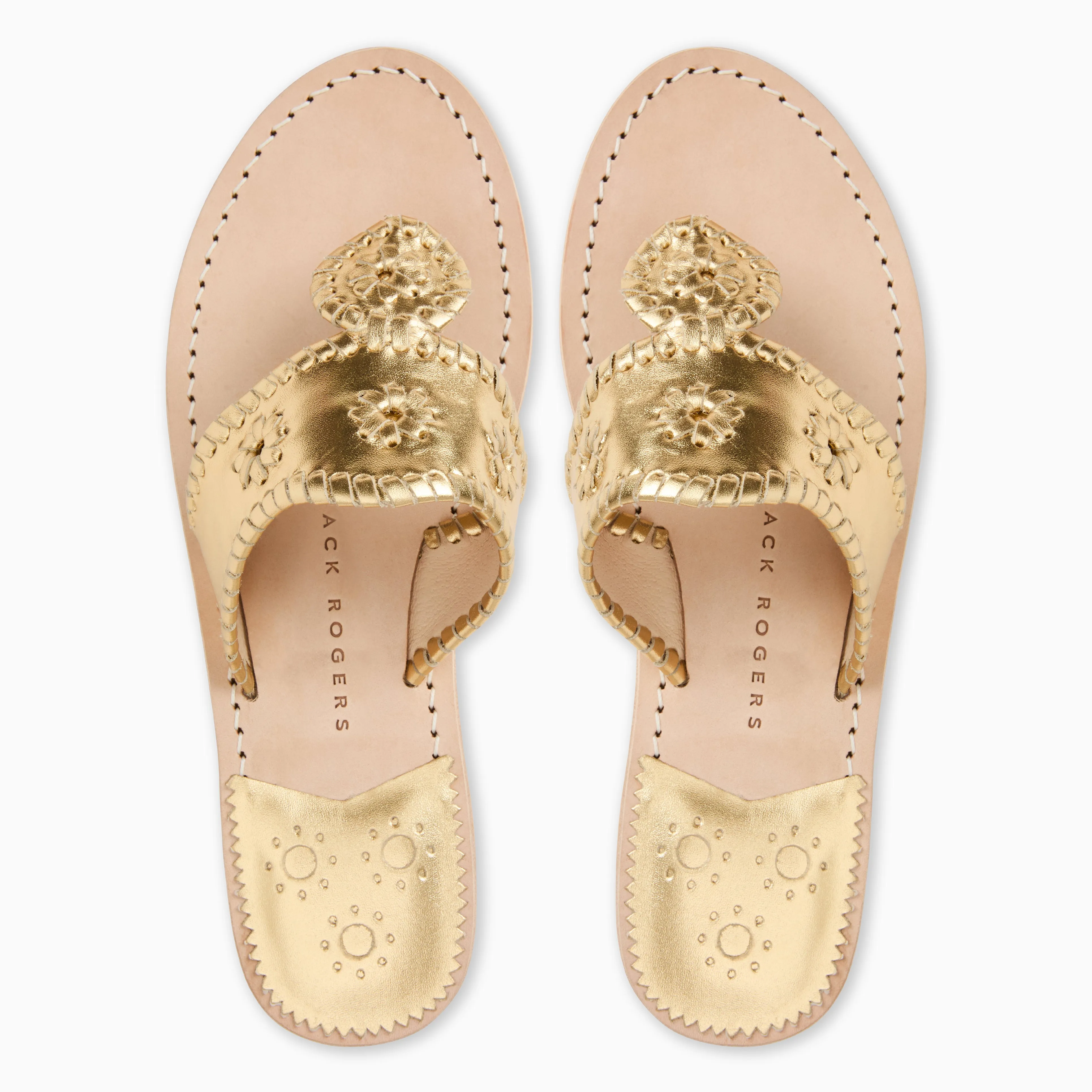 Pond Walk Jacks Wide Width Leather Flat Sandal
