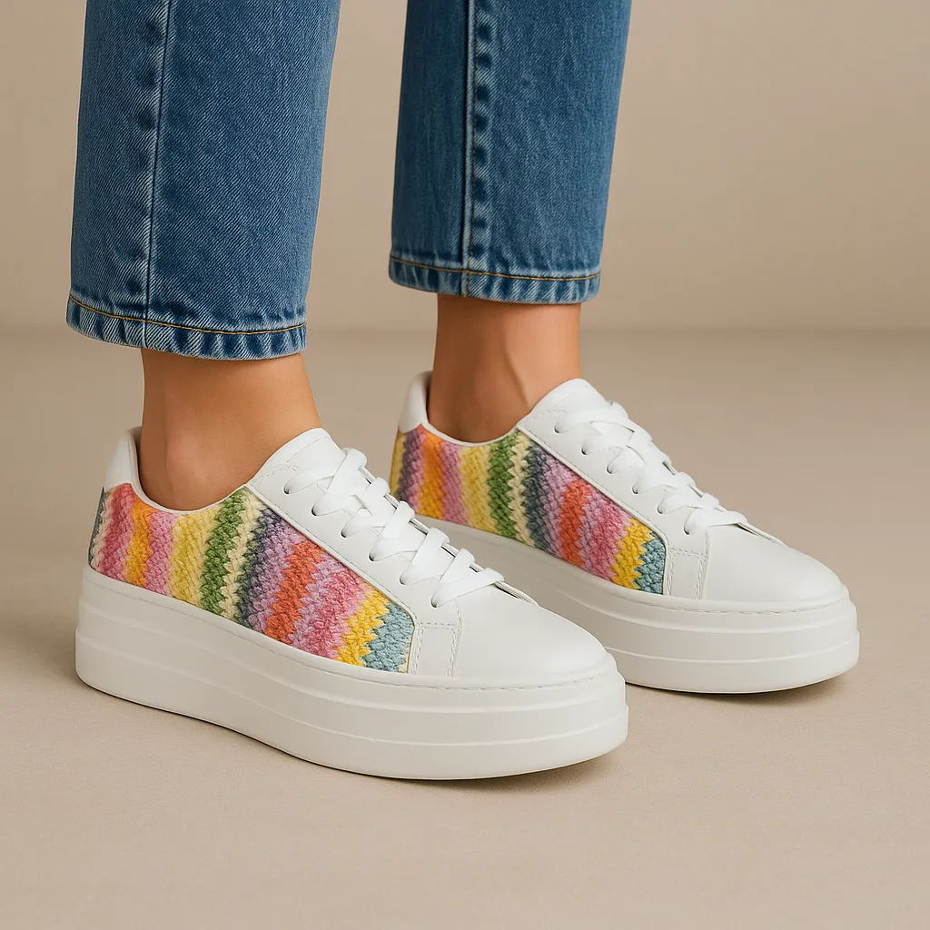 Dance Floor Comfort Heel ALFIE & EVIE IMOGEN WHITE