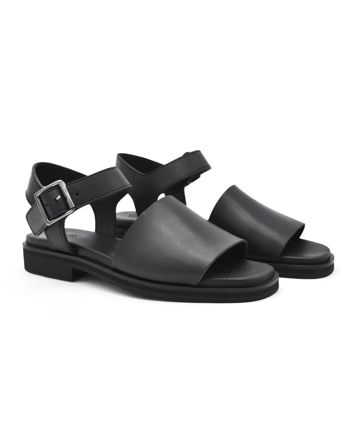 Paraboot Cabourg Black Sandal Enhanced grip