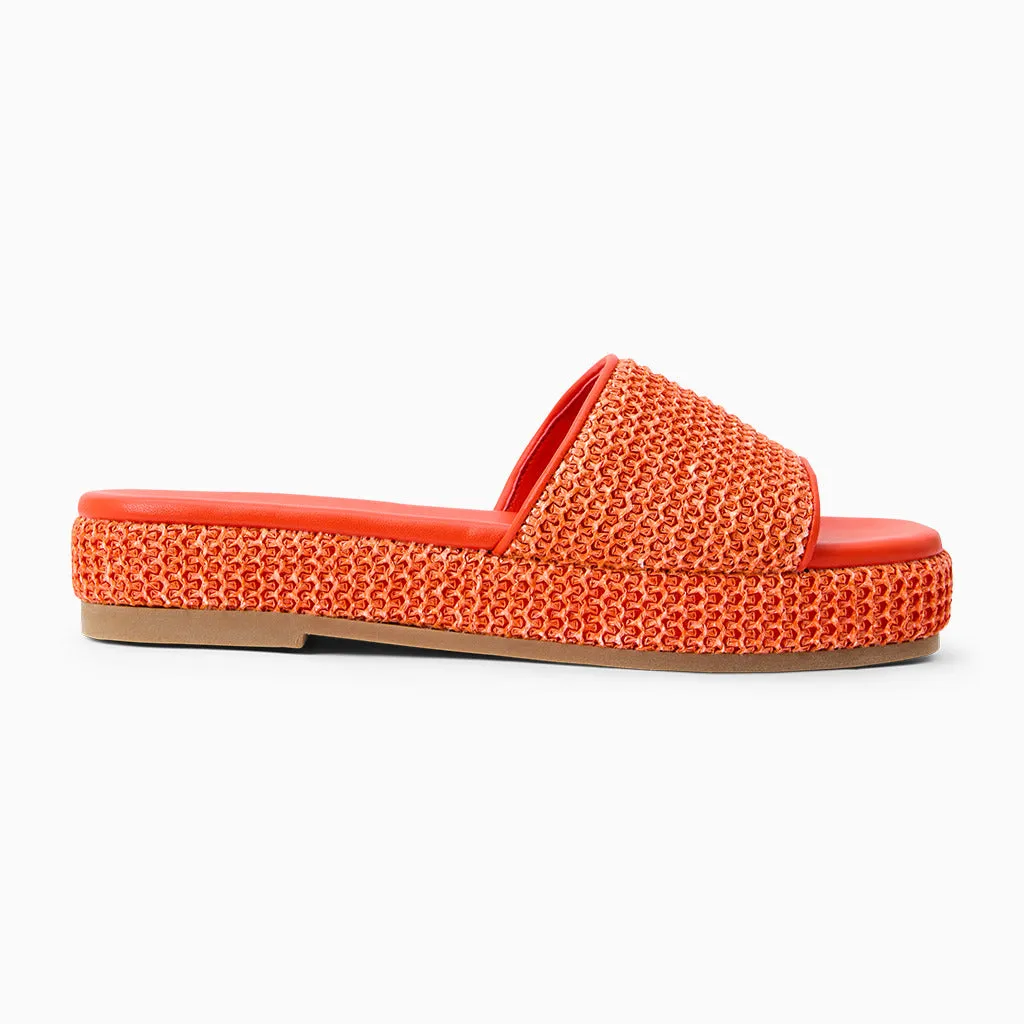 World Step Bay Flatform Sandal